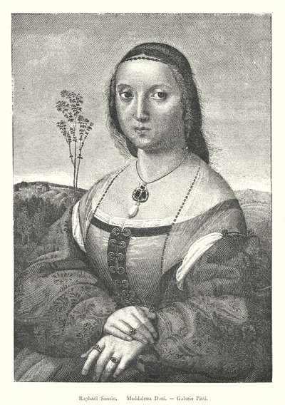 Raffael Sanzio, Maddalena Doni, Pitti-Galerie von Italian School
