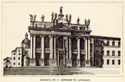 Rom: Basilika St. Johannes im Lateran von Italian School