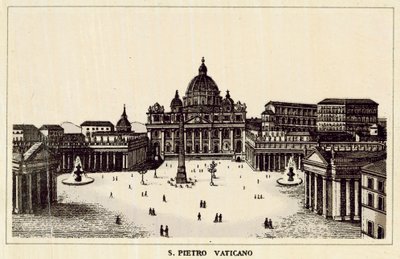 Rom: S. Pietro Vaticano von Italian School
