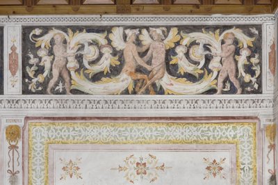 Zimmer der Amorini (Detail) von Italian School