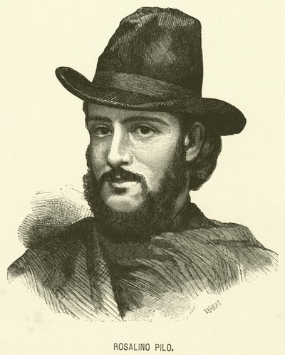 Rosalino Pilo (Gravur) von Italian School