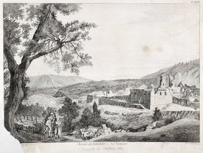 Ruinen von Soriano Calabro und der Tempel, Kalabrien, 1783 von Italian School