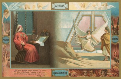 Szene aus der Göttlichen Komödie von Dante von Italian School