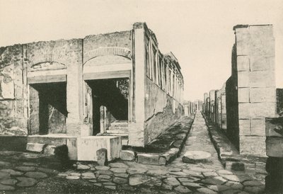 Das Gebäude von Eumachia wie es ist (Gravur) von Italian School