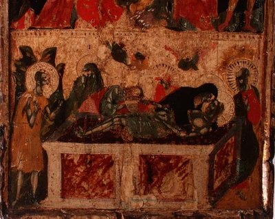 Die Kreuzabnahme Christi (untere Hälfte) von Italian School
