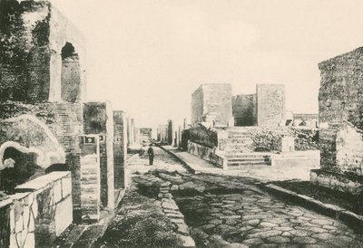 Der Tempel des Fortuna wie er ist (Gravur) von Italian School