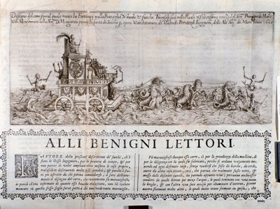 Der allegorische Wagen von Italian School