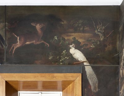 Weißer Pfau und Reh, Mythos von Orpheus von Italian School