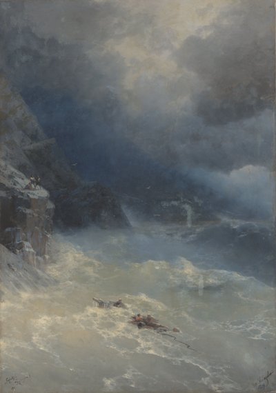 Der Sturm am Kap Aya von Ivan Aivazovsky