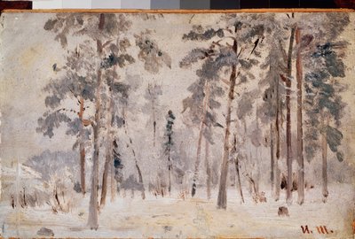 Raureif von Ivan Ivanovich Shishkin