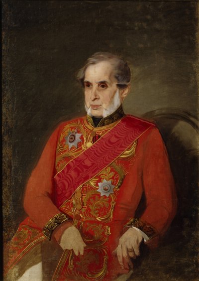 Porträt von Graf Alexander Wassiljewitsch Kotschubei 1768-1834, 1860er von Ivan Kosmich Makarov