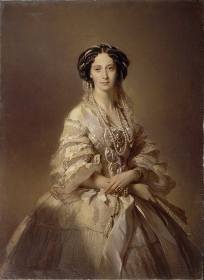 Porträt von Maria Alexandrowna 1824-1880, Kaiserin von Russland von Ivan Kosmich Makarov