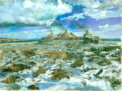 Eisenzeitliche Siedlung von Scarborough von Ivan Lapper