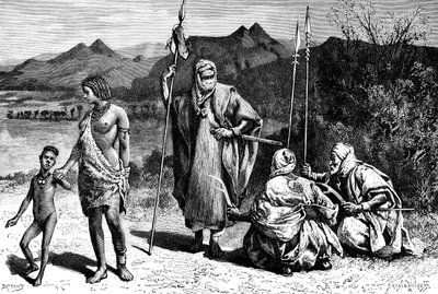 Eine Gruppe von Tibbus, Nordafrika, 1895 von Ivan Pranishnikoff