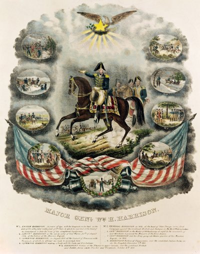 Generalmajor William Henry Harrison, ca. 1813 von J.C. Richard