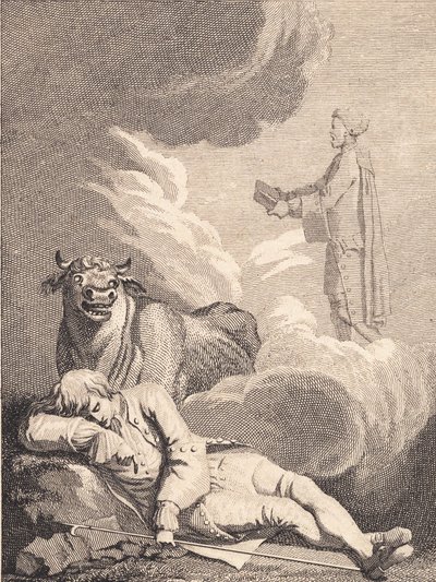 Niels Klim glaubt, den Küster in der Kirche von Fane zu hören. I von J.F. Clemens