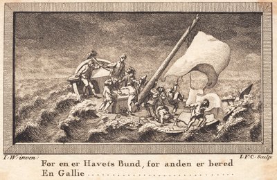Peder Paars Jagd in Seenot von J.F. Clemens