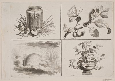 Vignetten zu Bonnets Werken von J.F. Clemens