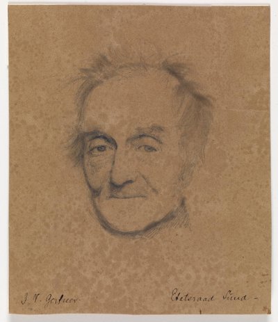 Porträt des Malers J.L. Lund von J.V. Gertner