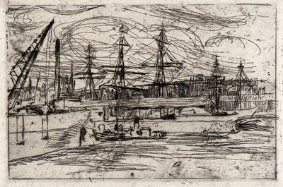 Liverpool Docks von J. Alden Weir