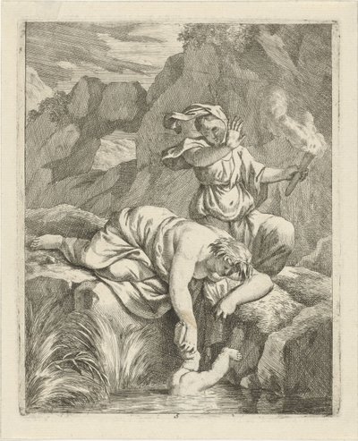 Thetis taucht Achilles in den Styx von J. Alexander Janssens