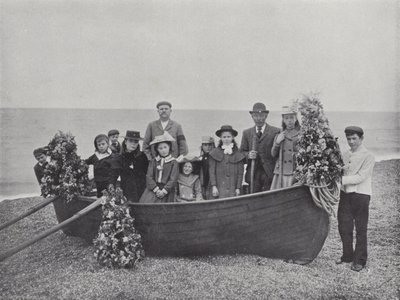 Garland Day in Abbotsbury, das Neptun-Festival von J. Benjamin Stone