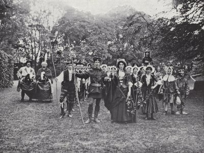 Das Sherborne-Festspiel, Morris-Tänzer im Grünen Wald von J. Benjamin Stone