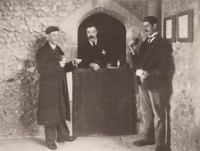 Die Almosen im Hospital von St. Cross, Winchester von J. Benjamin Stone