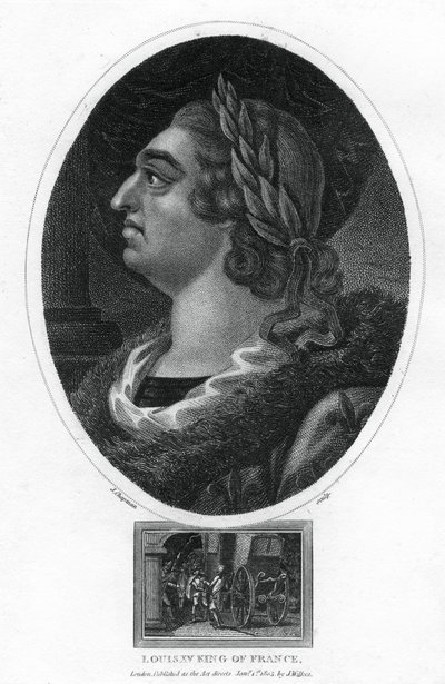 Ludwig XV., König von Frankreich, 1805 von J. Chapman