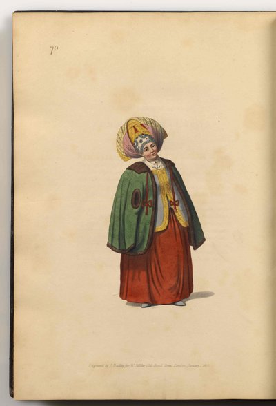 Händlersfrau aus Kaluga Aus: Die Kostüme des Russischen Reiches, 1803 von J. Dadley