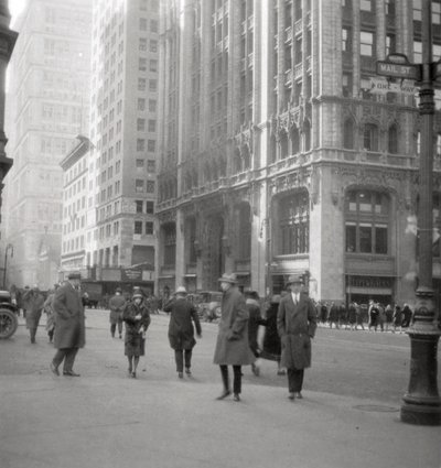 Lower Broadway, New York City, USA, 20. Jahrhundert von J. Dearden Holmes