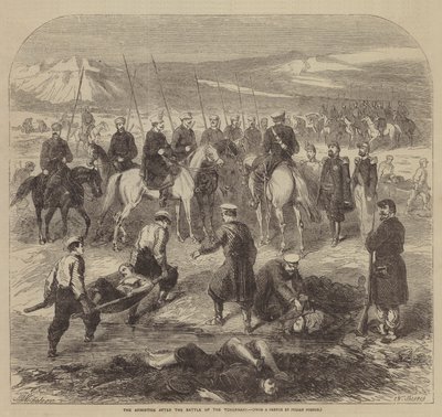 Der Waffenstillstand nach der Schlacht an der Tschernaja von J. H. Nicholson