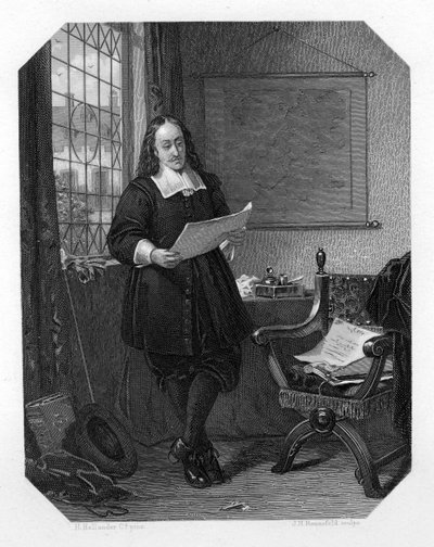 Johan de Witt, niederländischer Staatsmann, 1654, ca. 1870 von J. H. Rennefeld