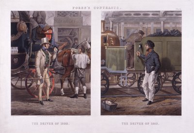 Der Fahrer von 1832 und der Fahrer von 1852 von J Harris