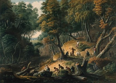 Die Maroons im Hinterhalt auf dem Dromilly-Anwesen in der Gemeinde Trelawney von J. Merigot