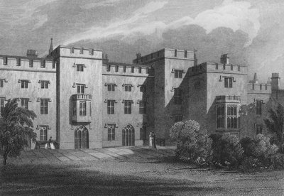 Das Haus des Sprechers, Westminster, Flussfront von John Preston Neale
