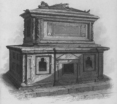 Das Grab von Heinrich III., Westminster Abbey von John Preston Neale