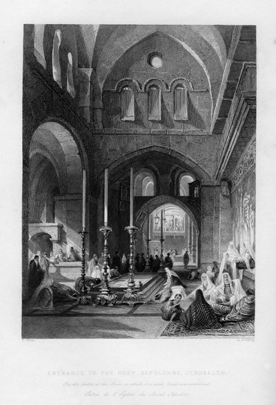 Der Eingang zum Heiligen Grab, Jerusalem, Israel von J. Redaway