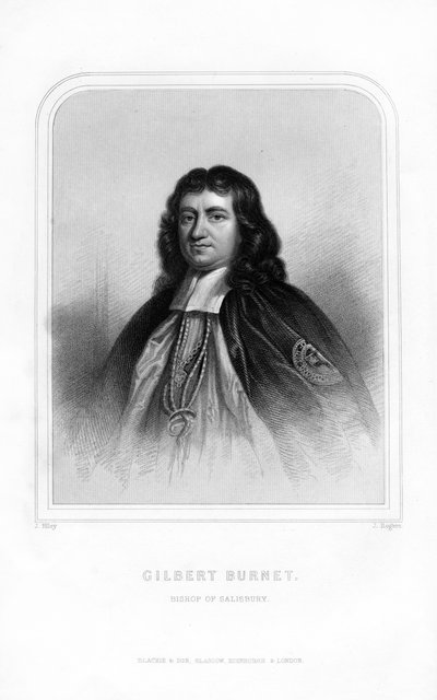 Gilbert Burnet, schottischer Theologe und Historiker, 1870 von J. Rogers