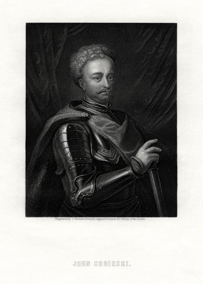 Jan III Sobieski, Monarch der polnisch-litauischen Union, 19. Jahrhundert von J. Thomson