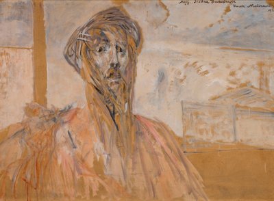 Selbstporträt, Skizze von Jacek Malczewski