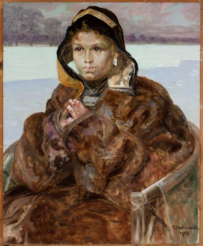 Betendes Mädchen von Jacek Malczewski