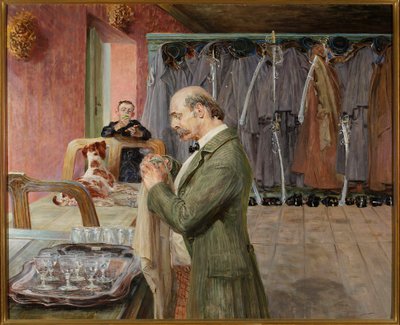 Mein Leben - mittlerer Teil des Triptychons von Jacek Malczewski