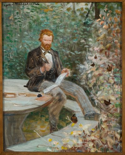 Porträt von Adolf Dygasiński von Jacek Malczewski