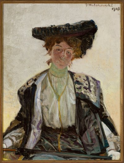 Porträt von Helena Sulima, Schauspielerin von Jacek Malczewski