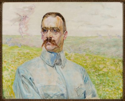 Porträt des Brigadegenerals Józef Piłsudski von Jacek Malczewski