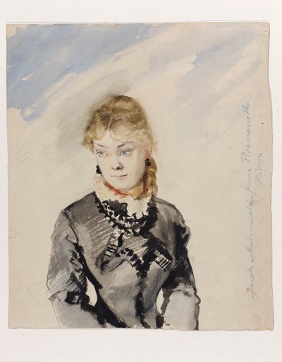 Porträt von Fräulein Rozmanith von Jacek Malczewski