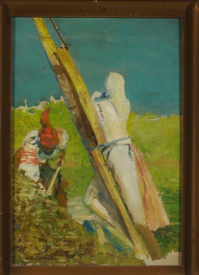 Beim Kran von Jacek Malczewski