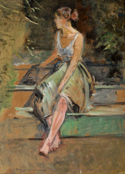 Studie eines Mädchens von Jacek Malczewski