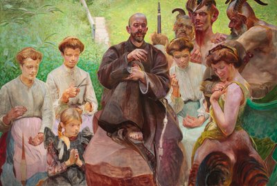 Heiliger Franziskus von Jacek Malczewski